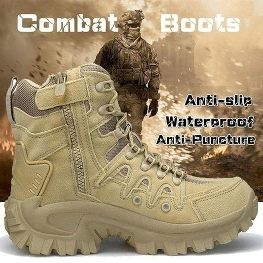 Men's Outdoor Waterproof Non-Slip Hiking Boots Combat Boots