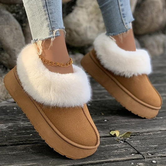 Women's Plush Lined Furry Snow Boots(Buy 2 Free Shipping✔️)
