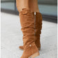 Women'S Side Zip Low Heel Fashion Boots