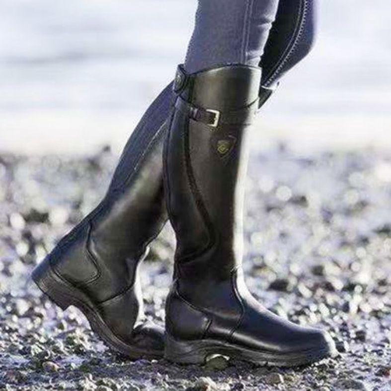 Women's Waterproof High Riding Leather Boots-(Buy 2 Free Shipping✔️)