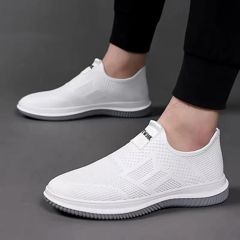 (⏰Last Day Promotion $6 OFF)Men's Loafers & Slip-Ons Flyknit Shoes Cas ...