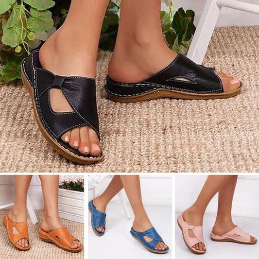 2023 Women Casual Summer Daily Comfy Slip On Sandals