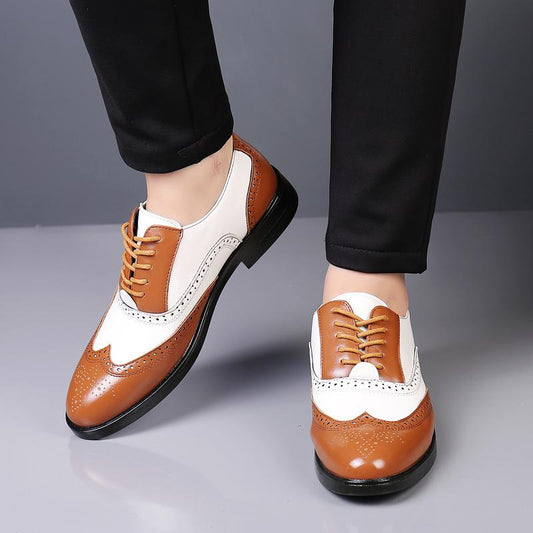 Men's Breathable Non-slip Leather Dress Shoes