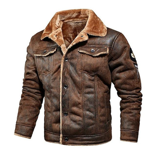 Men's Sherpa Leather jacket